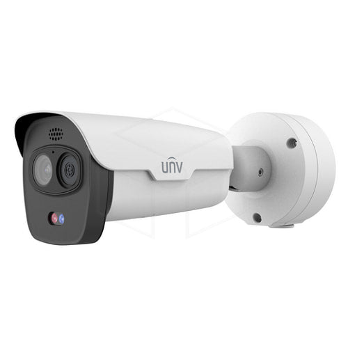 UNIView 4MP/720P HD Dual-Spectrum Thermal Bullet camera met actieve afschrikkingsfuncties 4mm (TIC2621SR-F3-4F4AC-VD)