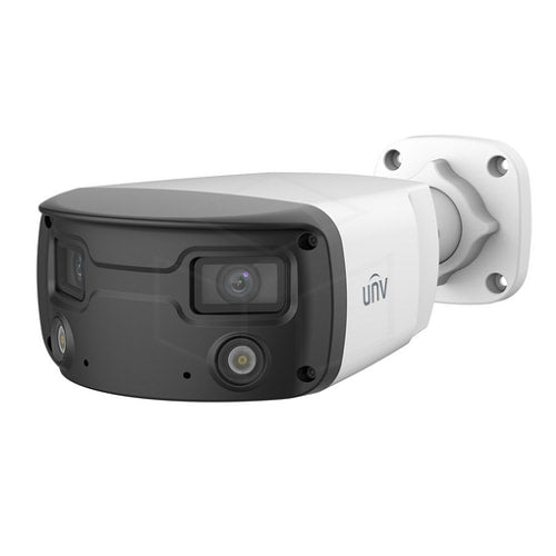 Uniview 4MP Colorhunter Dual Lens IP Bullet Camera 160 Graden (IPC2K24SE-ADF40KMC-WL-I0) Camera’s