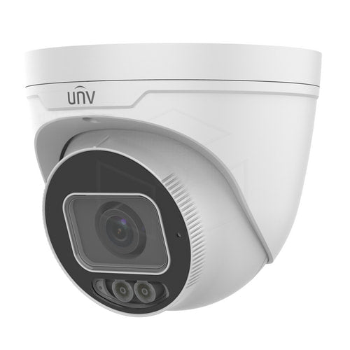 Uniview 4MP ColorHunter Fixed Warm Light Turret Camera (IPC3634SE-ADF28K-WL-I0) - Camera’s