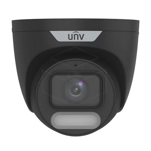 Uniview 4MP OwlView Turret Dome Camera (IPC3624LE-ADF28K-WP) Kleur: Zwart Camera’s