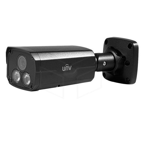 Uniview 5MP ColorHunter Fixed Bullet Camera (IPC2225SE-DF40K-WL-I0) - Kleur: Zwart - Camera’s