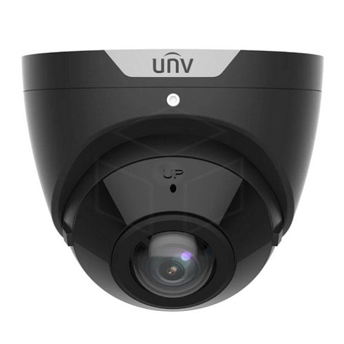 Uniview 5MP groothoek 180° Dome camera met Deep Learning AI (IPC3605SB-ADF16KM-I0) Kleur: Zwart Camera’s