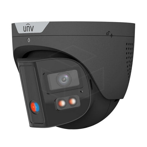 Uniview 8MP ColorHunter Omniview Turret Camera (IPC3K28SE-ADF28KMC-DL-I0) - Kleur: Zwart - Camera’s
