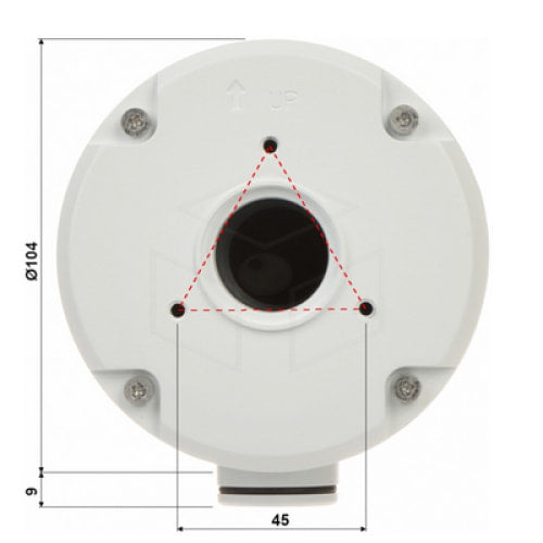 Bullet Camera Junction Box (Tr-Jb05-B-In) Topview & Uniview Beugels
