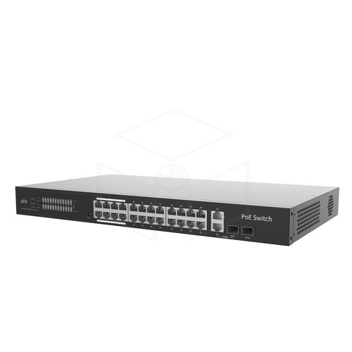 Uniview Cloudbeheerde 24 poort Ethernet-switch PoE+ (NSW3000-25GT1GP1GC-POE-IN) - Netwerkproducten