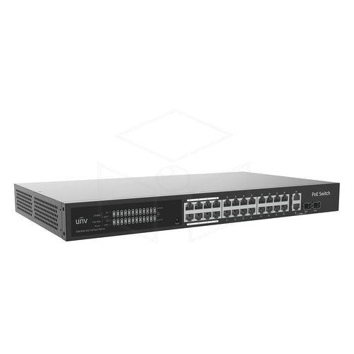 Uniview Cloudbeheerde 24 poort Ethernet-switch PoE+ (NSW3000-25GT1GP1GC-POE-IN) - Netwerkproducten