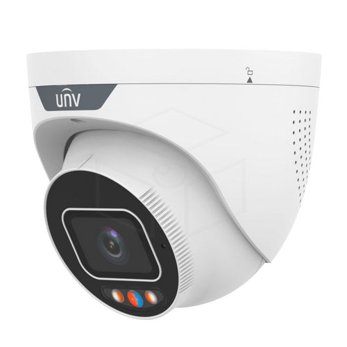Uniview OwlView Plus 8MP Tri-Guard Dual-light Turret Camera (IPC3638SS-ADF28KMC-I1) - Kleur: Wit - Camera’s