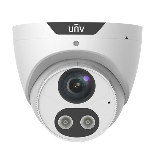 UNIView Tri-Guard 4K turret dome camera 2.8mm (IPC3618SB-ADF28KMC-I0) Kleur: Wit Camera’s