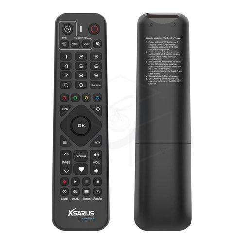 Xsarius BT-L4 RCU IR & Bluetooth Afstandsbediening met achtergrondverlichting Mediaspelers
