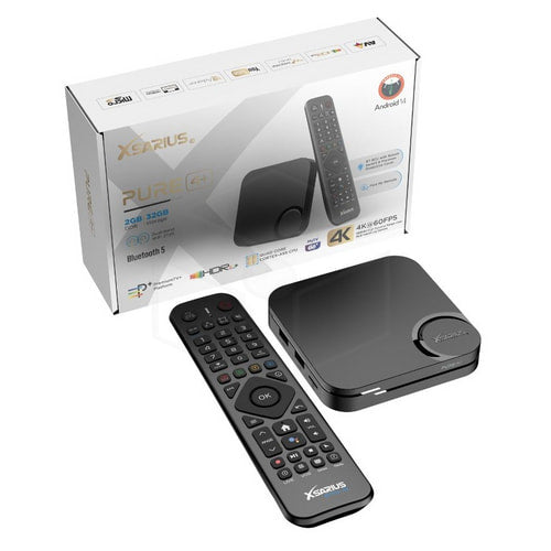 Xsarius Pure 4+ Streaming Box 4K UHD Mediaspelers