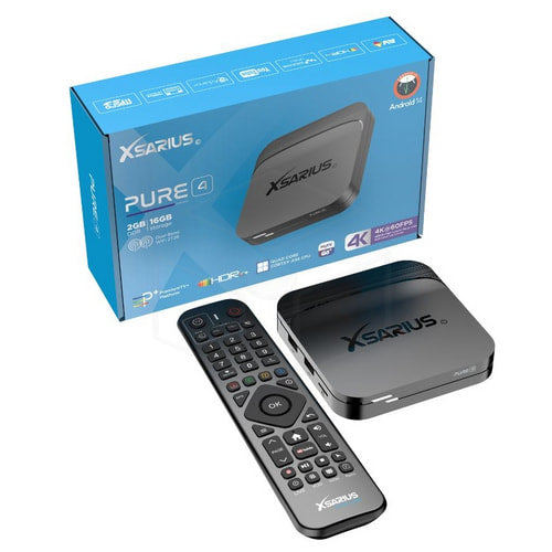 Xsarius Pure 4 Streaming Box 4K UHD Mediaspelers